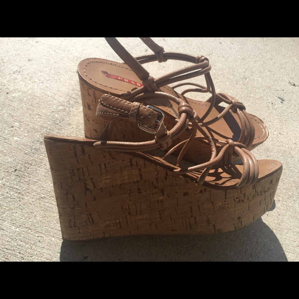 Prada platform sandals - Picture 2 of 3